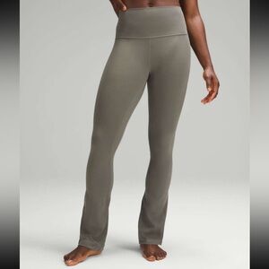 Lululemon Align Flared High Rise Extra Short Grey Sage